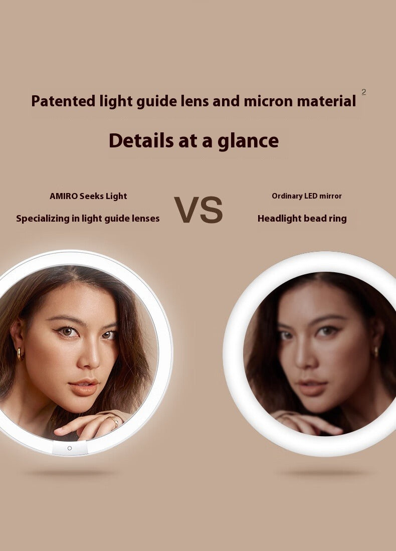 Portable LED Lighted Vanity Mirror