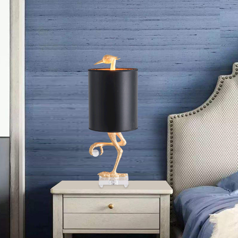 Nordic Eagle Resin Table Lamp
