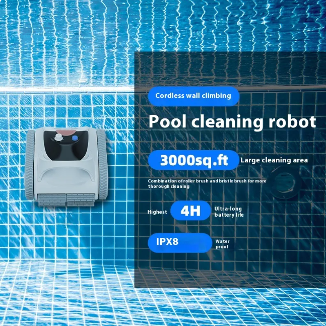 Smart Automatic Pool Cleaning Robot