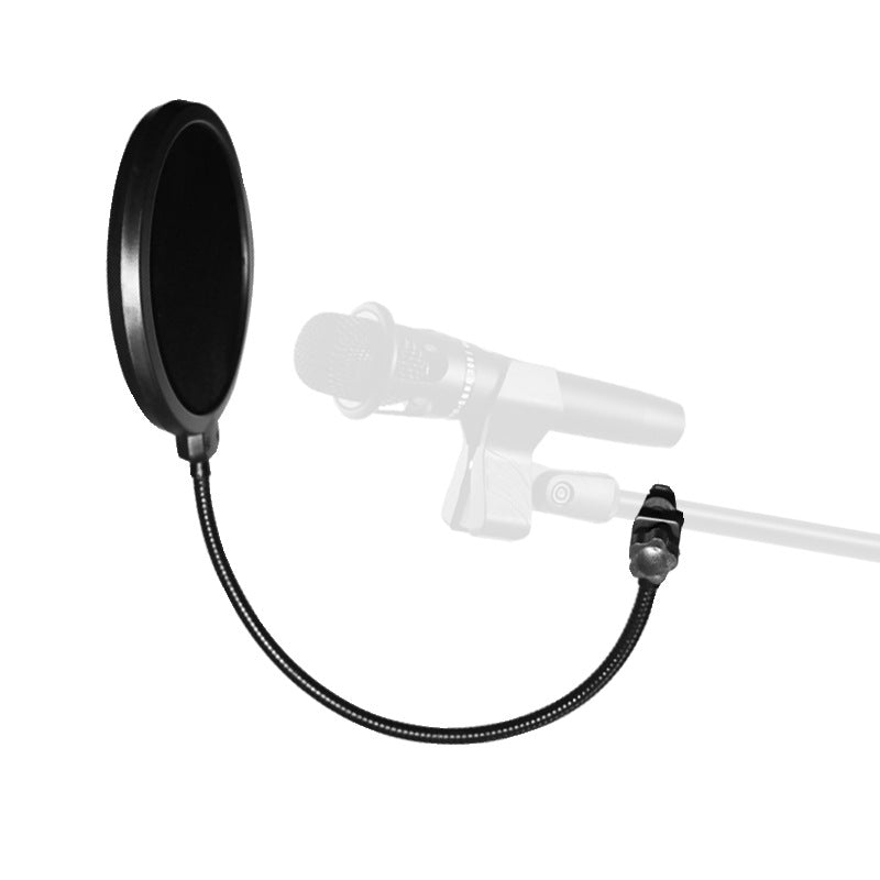 Microphone Shock Mount with Double Layer Windscreen