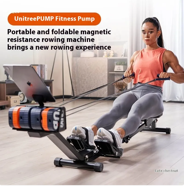 Motorized Portable Dumbbell &amp; Rowing Machine