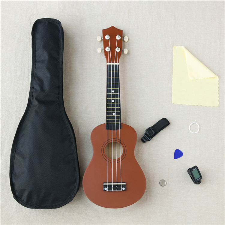 21-Inch Wooden Ukulele Acoustic Instrument