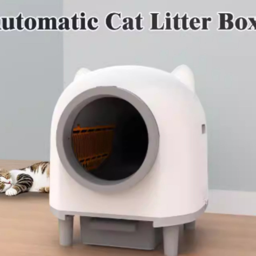 Automatic Enclosed Self-Cleaning Cat Litter Box