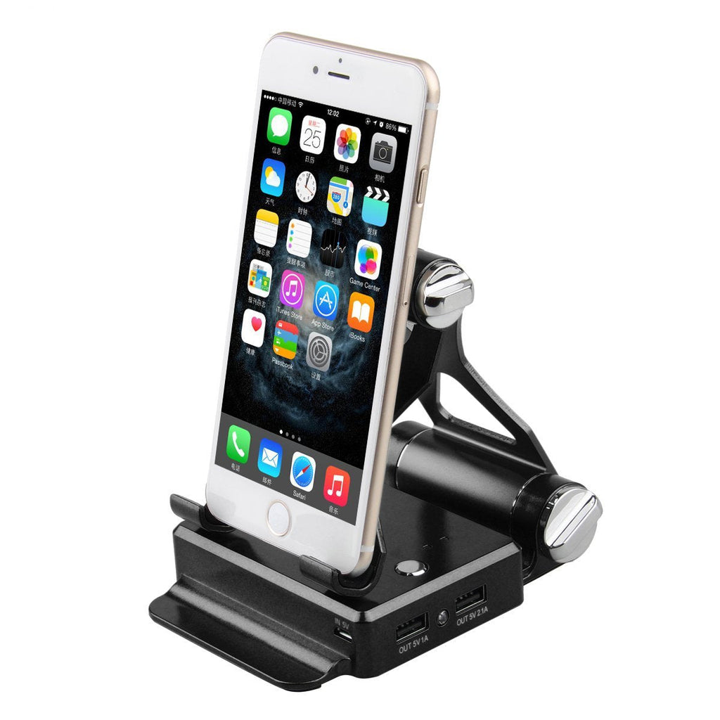 Podium Style Stand with Extended Battery for iPad, iPhone and Smart Gadgets
