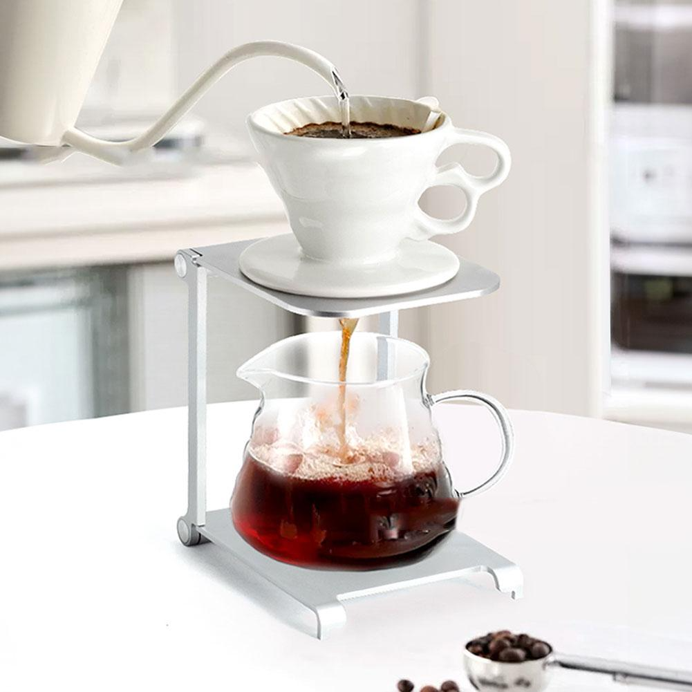 Portable Hand-held Pour-over Dripper Foldable Aluminum Alloy Bracket