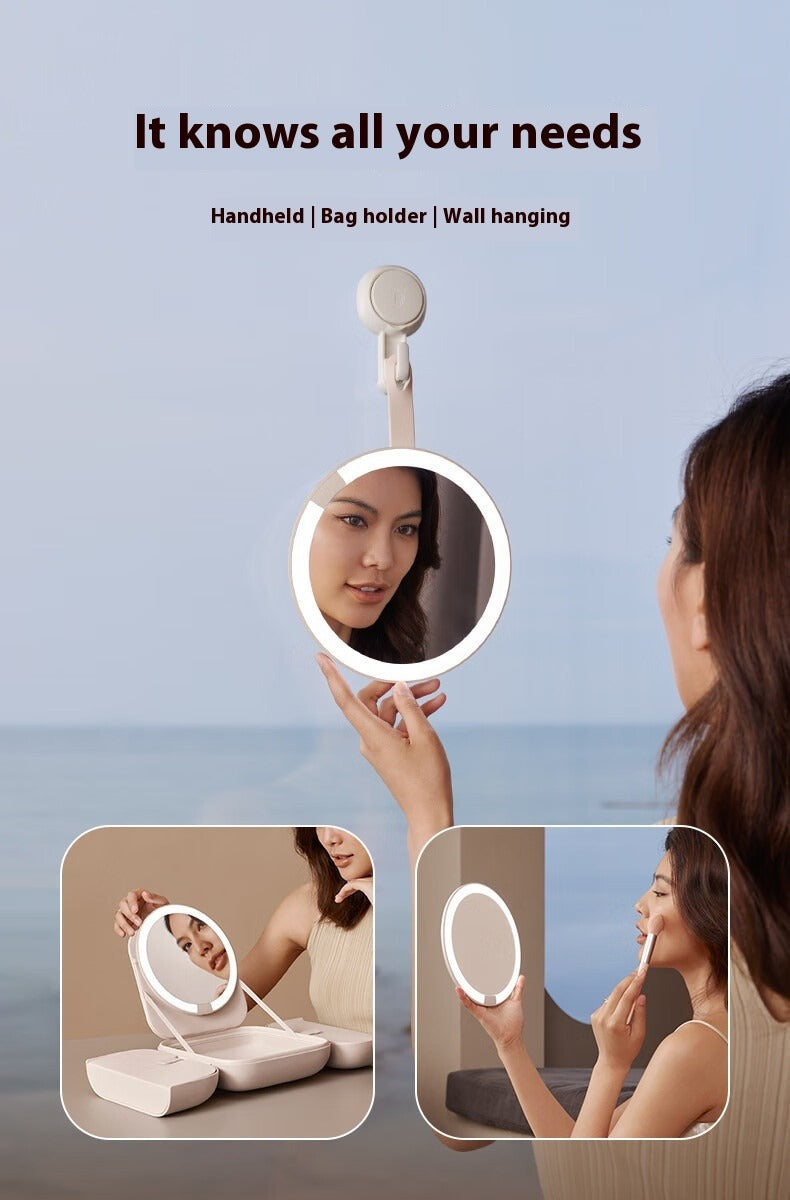 Portable LED Lighted Vanity Mirror