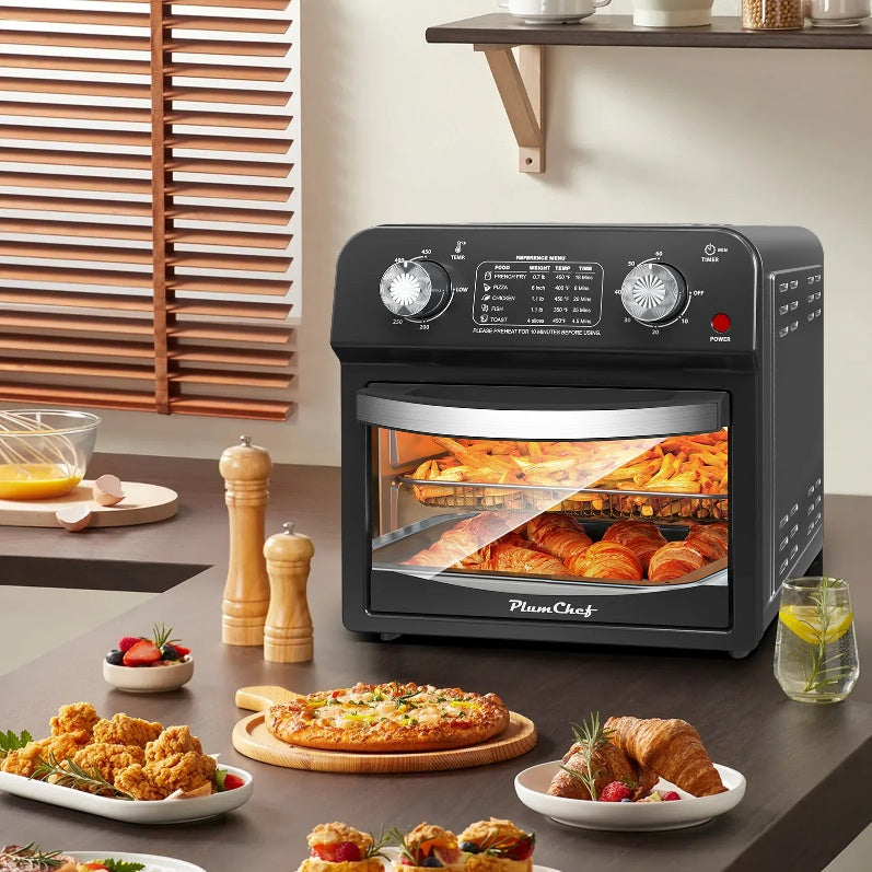 12L Dual-Knob Air Fryer Oven
