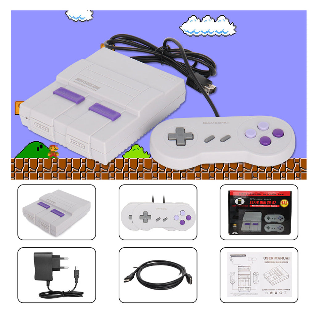 Retro Inspired Game Console with HDMI and 821 Games Loaded