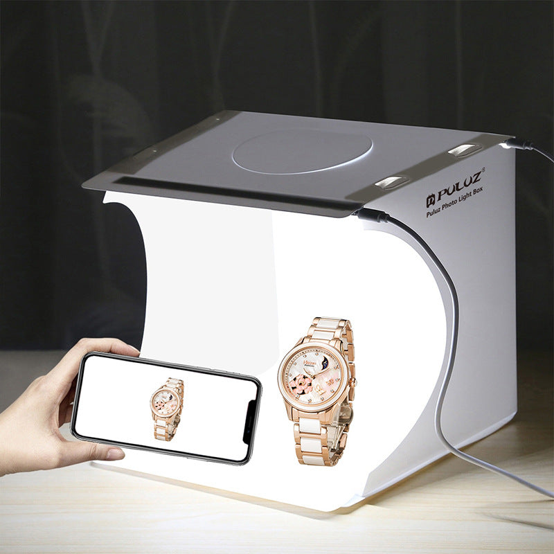 Portable Folding LED Photography Studio with Mini Light Box