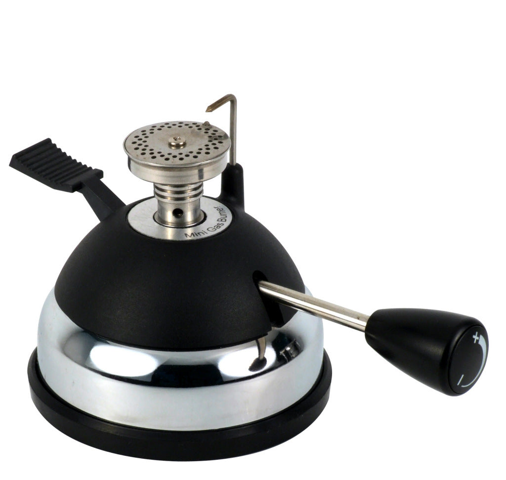 French Coffee Syphon Burner with Gas Stove and Moka Pot