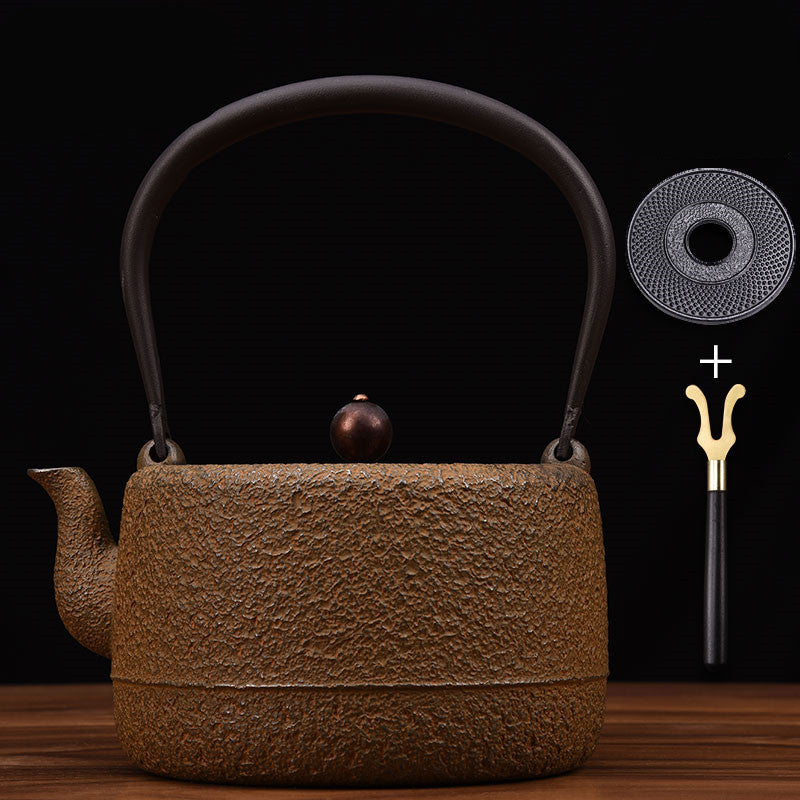 Cast Iron Teapot Set with Electric Kettle Stove