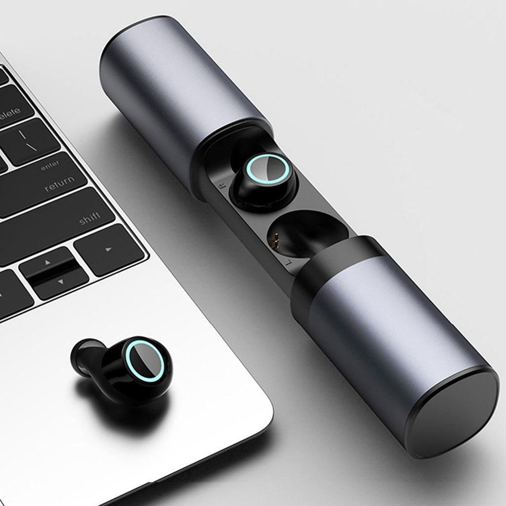 True Twin 2-in-1 Wireless Headphones with Power Bank