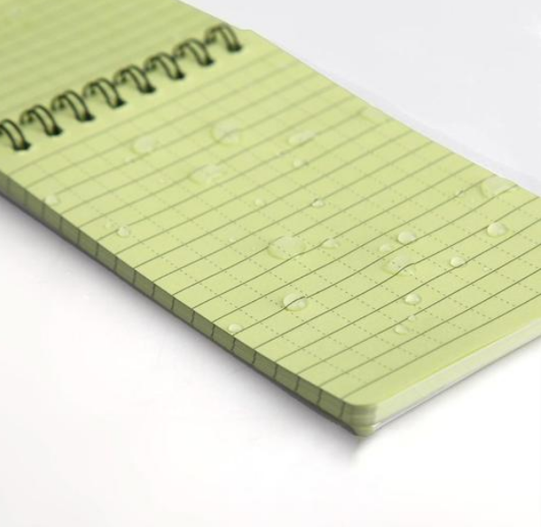 Waterproof Notebook and Sticky Notes Set