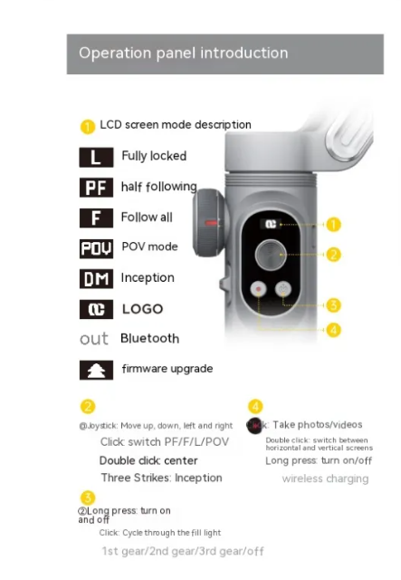 3-Axis Smartphone Gimbal Stabilizer