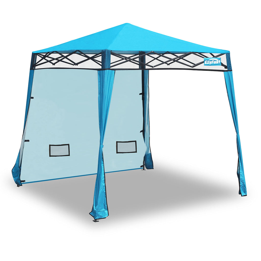Compact Pop-Up Canopy Tent with Built-In Weight Bags