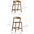 Japanese-Style High Bar Stool