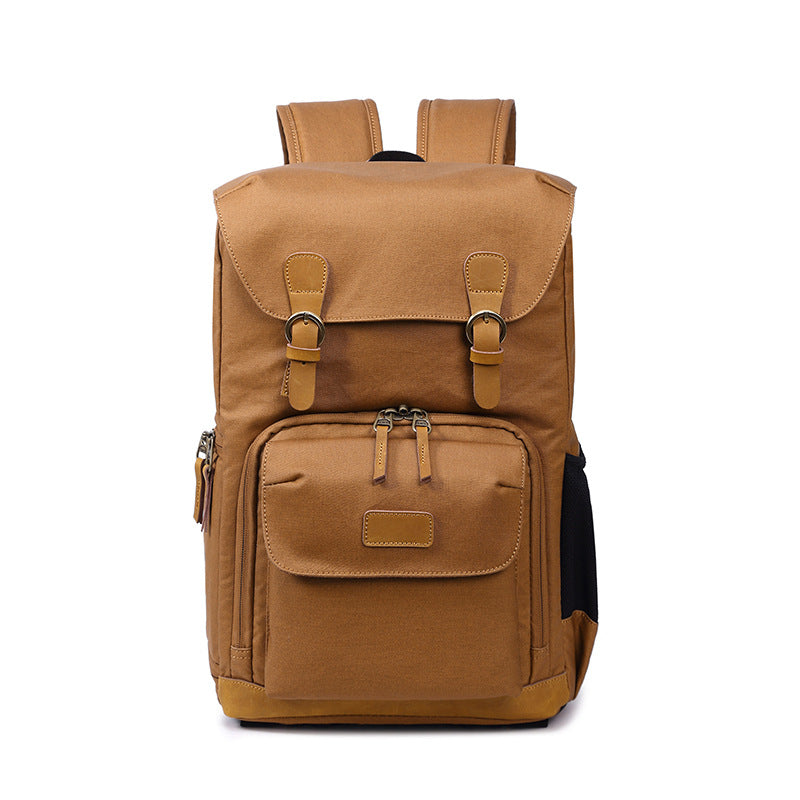 Waterproof Canvas DSLR Camera Backpack for Outdoor Use