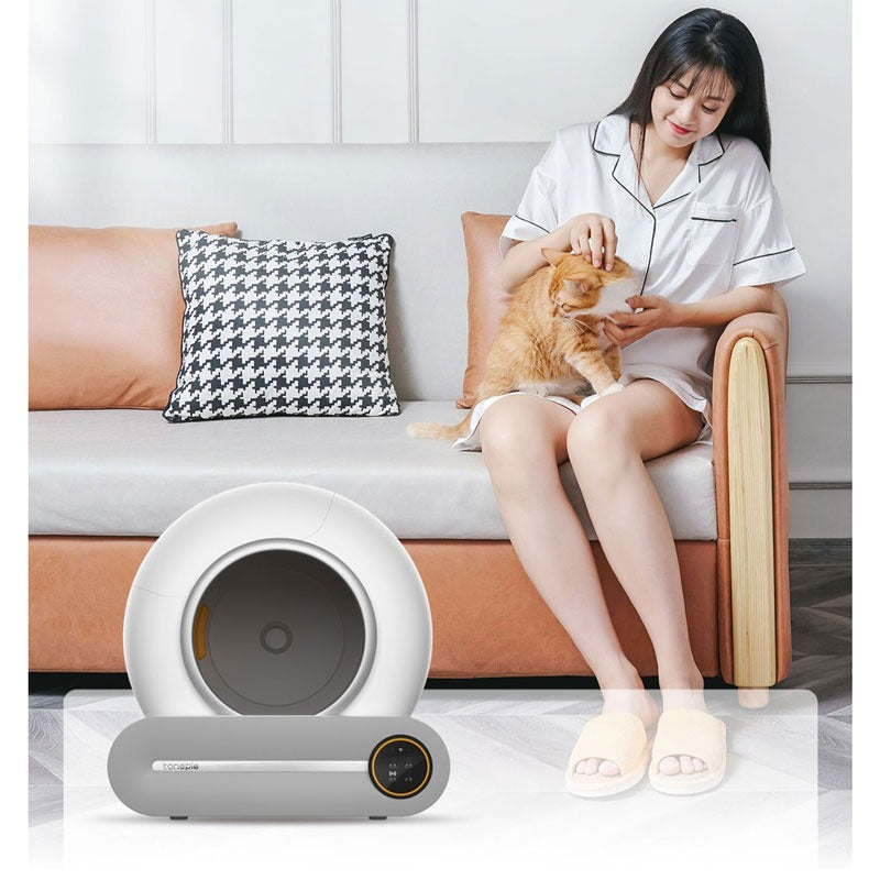 Automatic Enclosed Cat Litter Box
