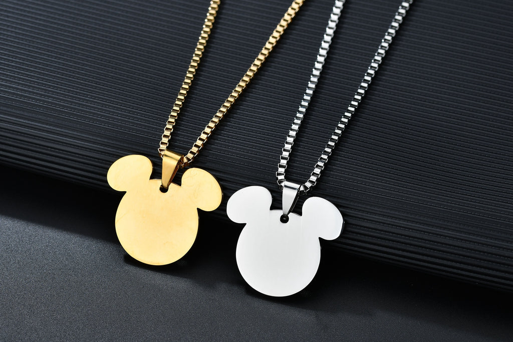 Custom Titanium Steel Pet ID Tag with DIY Engraving