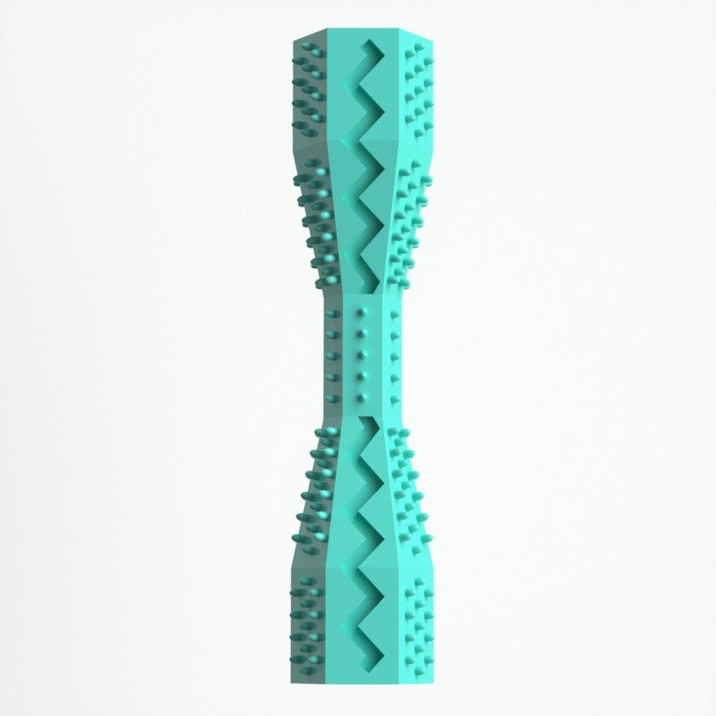 Durable Soft Rubber Dog Toothbrush Chew Toy Stick