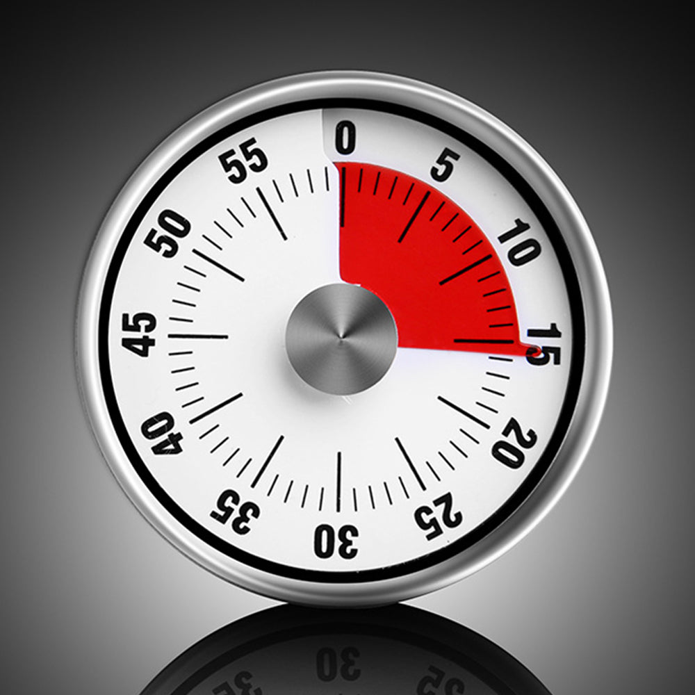 Magnetic Stainless Steel Kitchen Timer with Visual Display