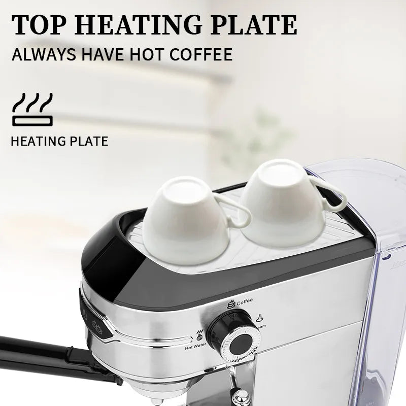 Compact Steam Wand Milk Frother