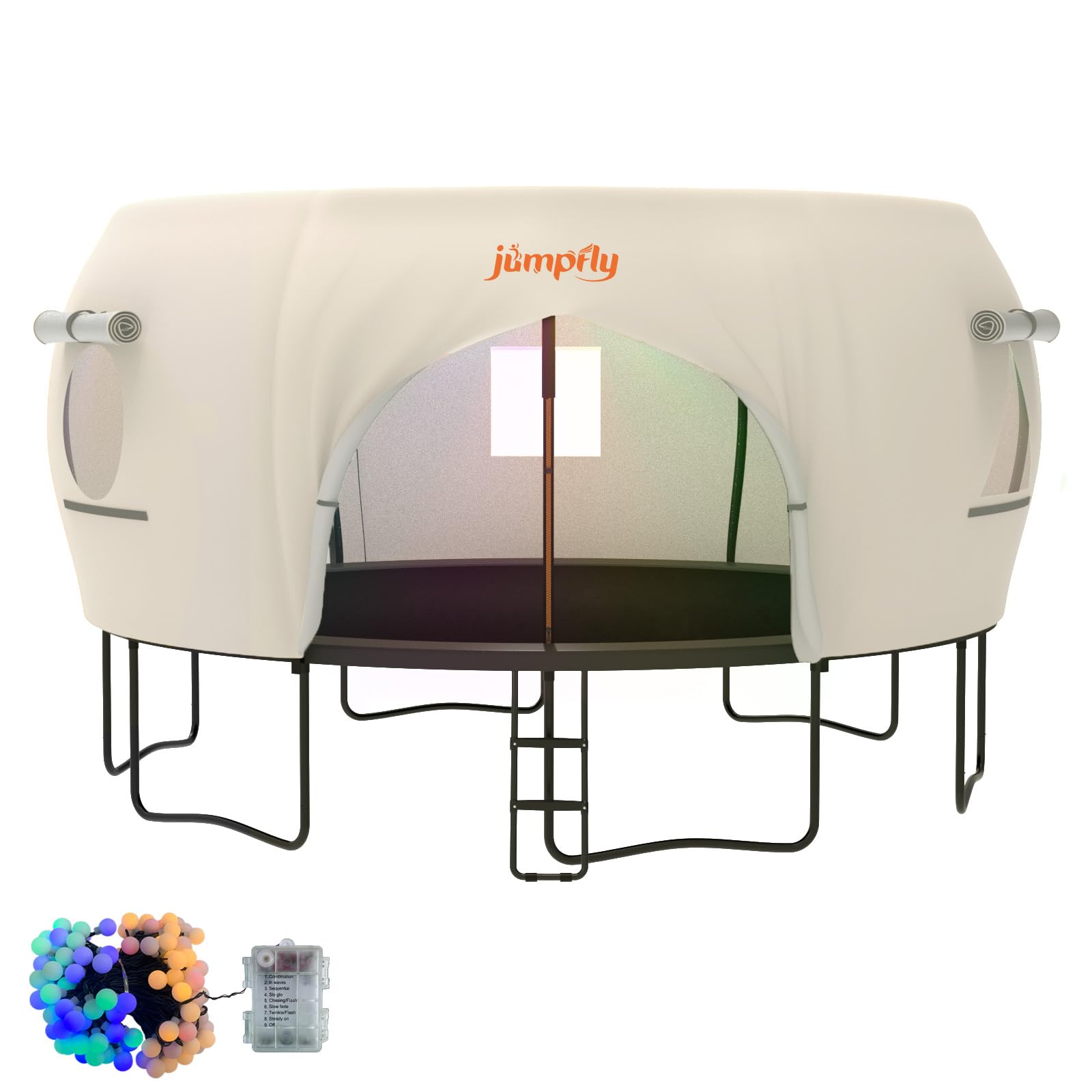 14 FT Trampoline Canopy Tent with LED Lights