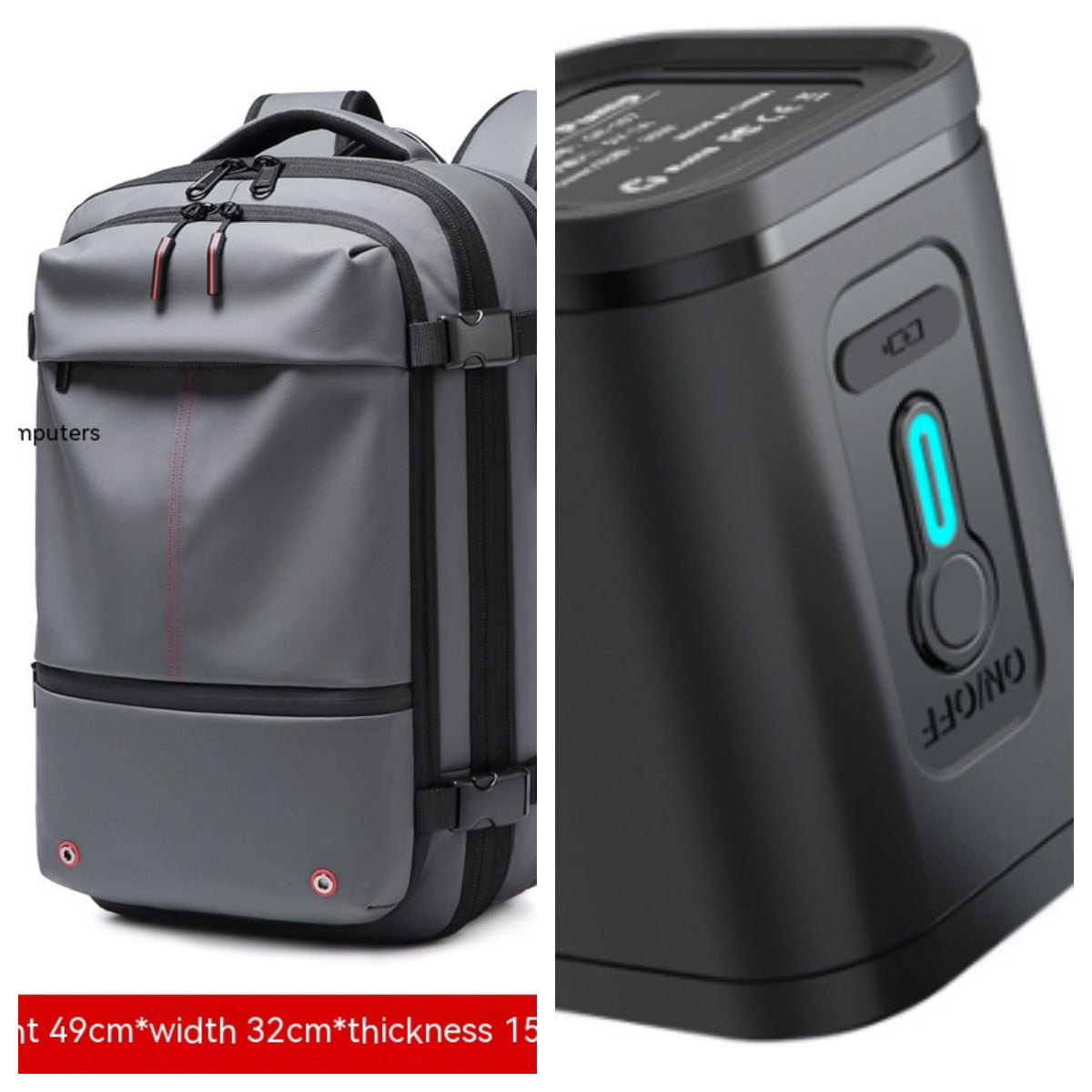 Compression Packing Cubes Set for Travel Luggage