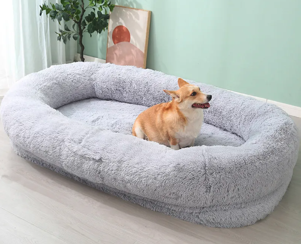Human-Size Washable Dog Bed