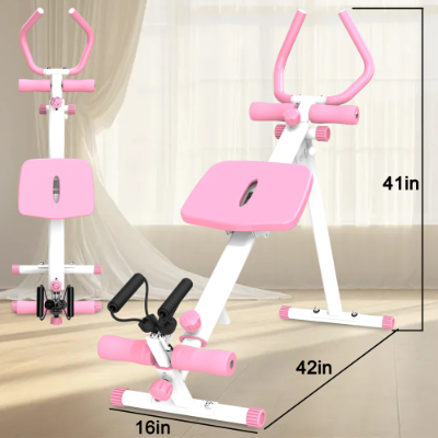 4-in-1 Ab Glider & Rowing Fitness Machine