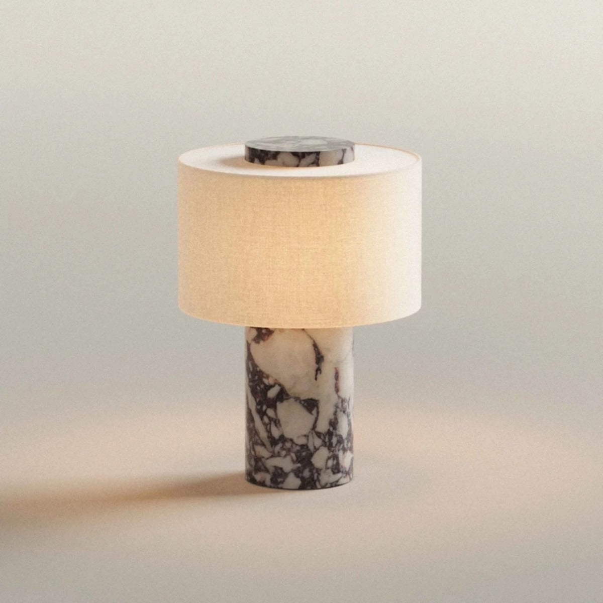 Portable Luxury Stone Charging Table Lamp