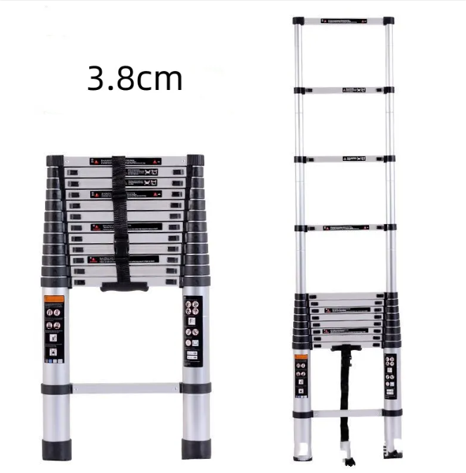 Aluminum Alloy Telescopic Folding Ladder