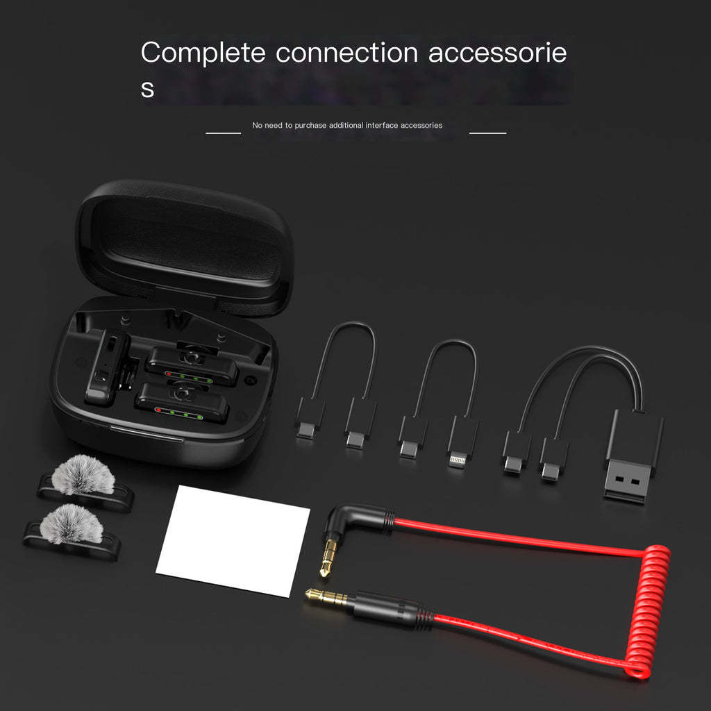 Wireless Lavalier Microphone for Live Streaming and KTV