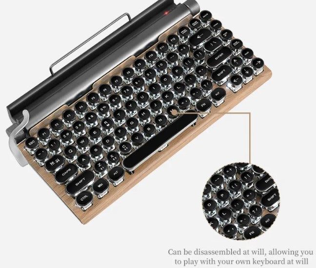 83-Key Wireless Mechanical Keyboard