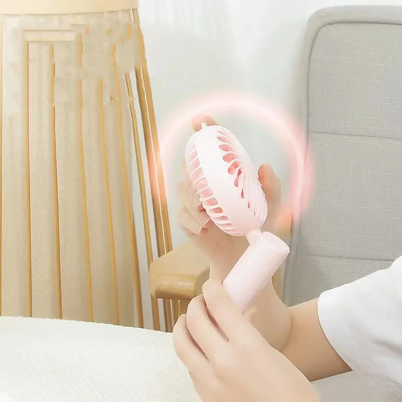 Mini Portable Cooling Fan USB Rechargeable