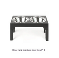 Adjustable Elevated Slow Feeder Dog Bowl