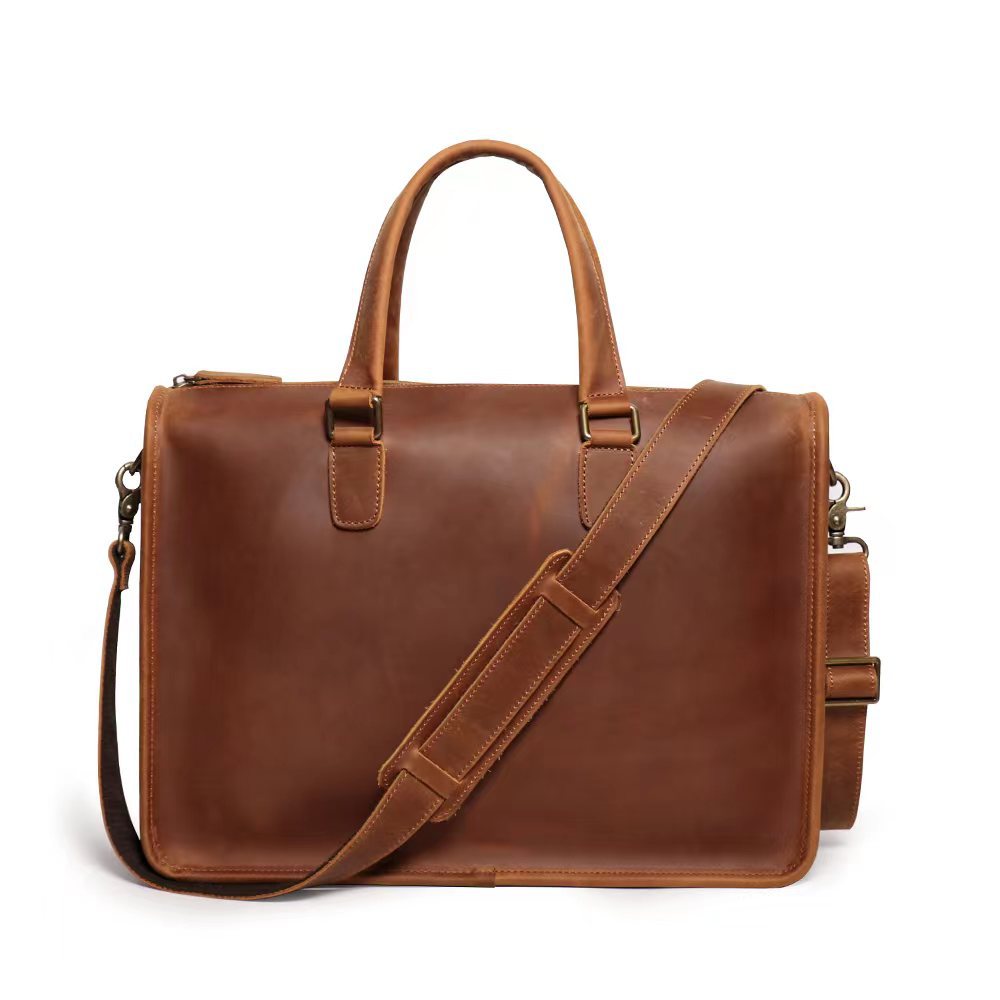 Crazy Horse Leather Briefcase