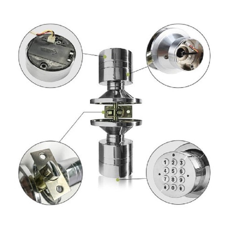 Smart Electronic Password Lock with Replaceable Parts