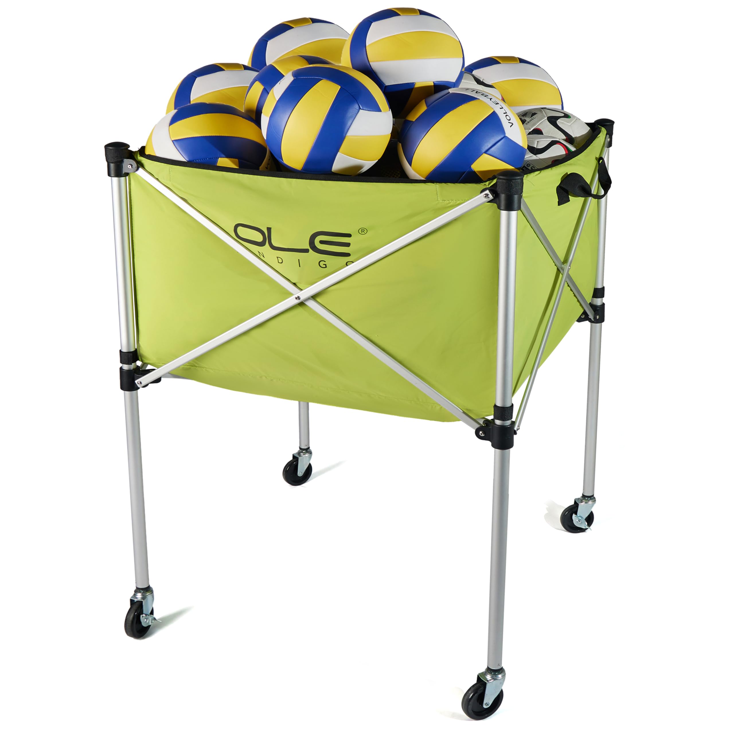 OLE ANDIGO Volleyball Ball Cart, 26-Ball