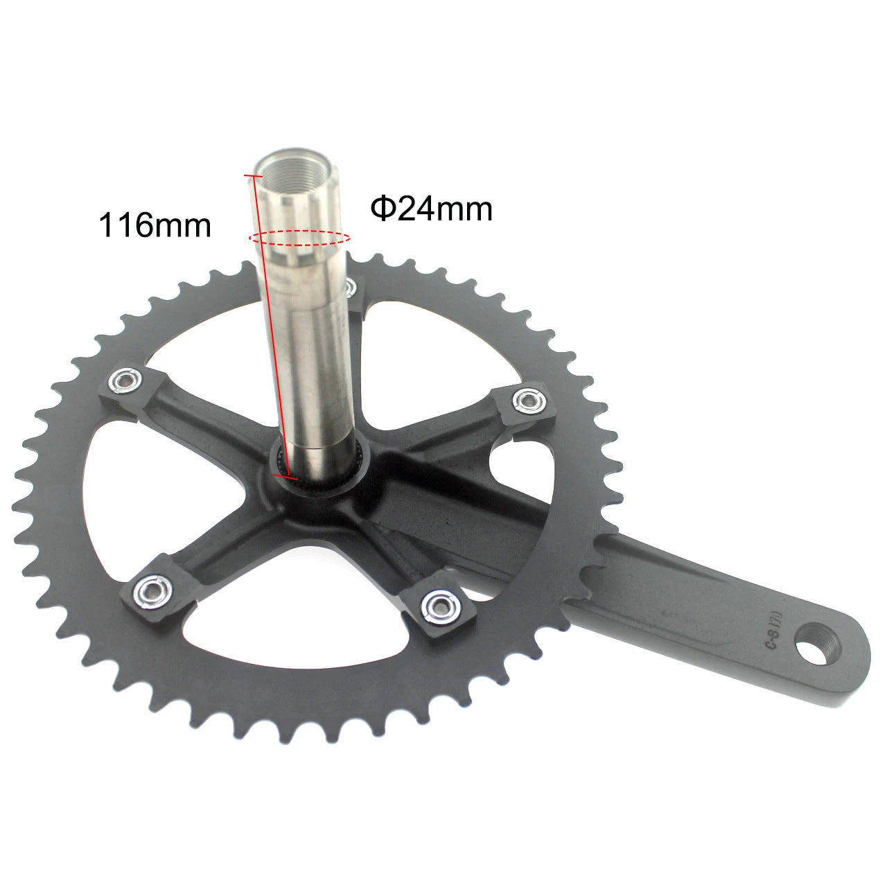 48T Hollow Integrated Crankset