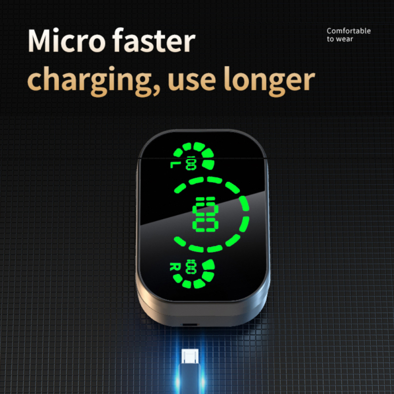 Wireless TWS Digital Display Earbuds