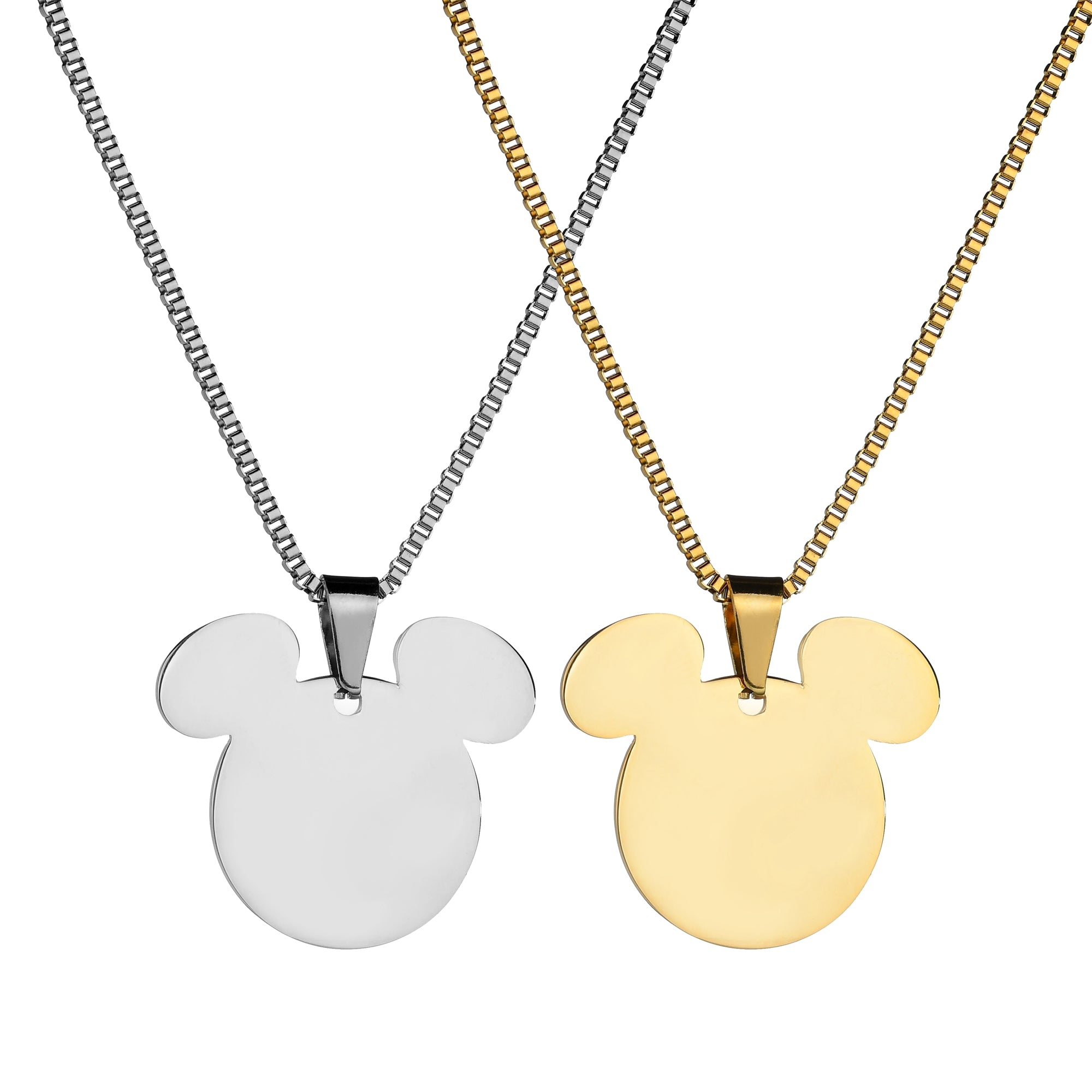 Custom Titanium Steel Pet ID Tag with DIY Engraving