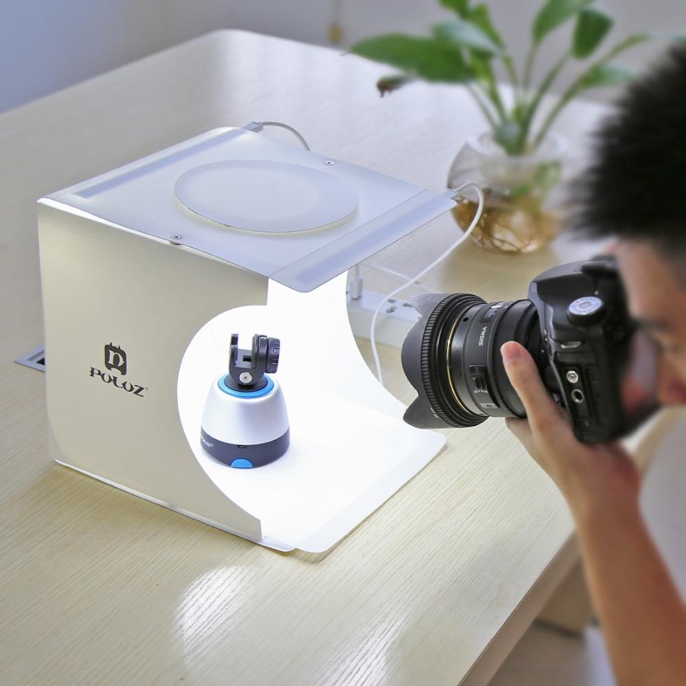 Portable Folding LED Photography Studio with Mini Light Box