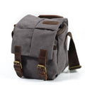 Vintage Waterproof Canvas Camera Bag for Men and Women