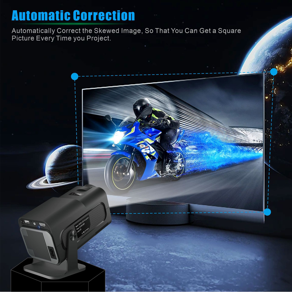 Small 4K Wireless WiFi Smart Projector