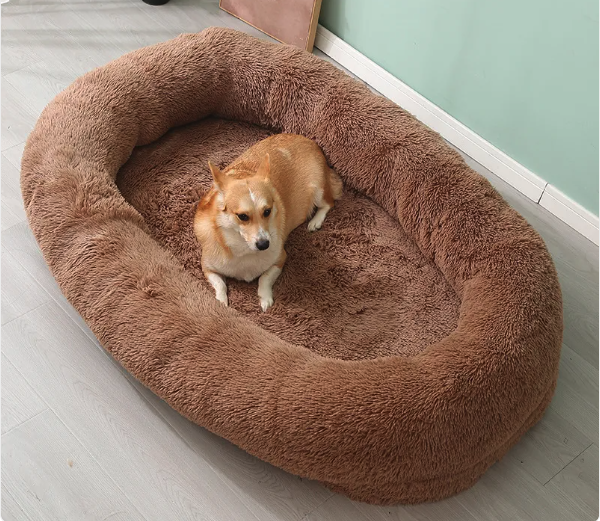 Human-Size Washable Dog Bed