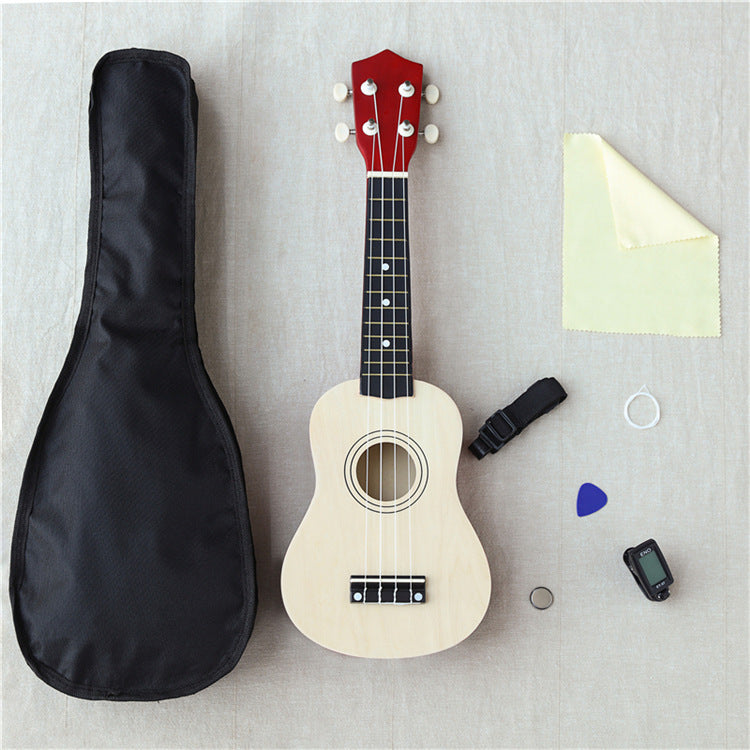 21-Inch Wooden Ukulele Acoustic Instrument