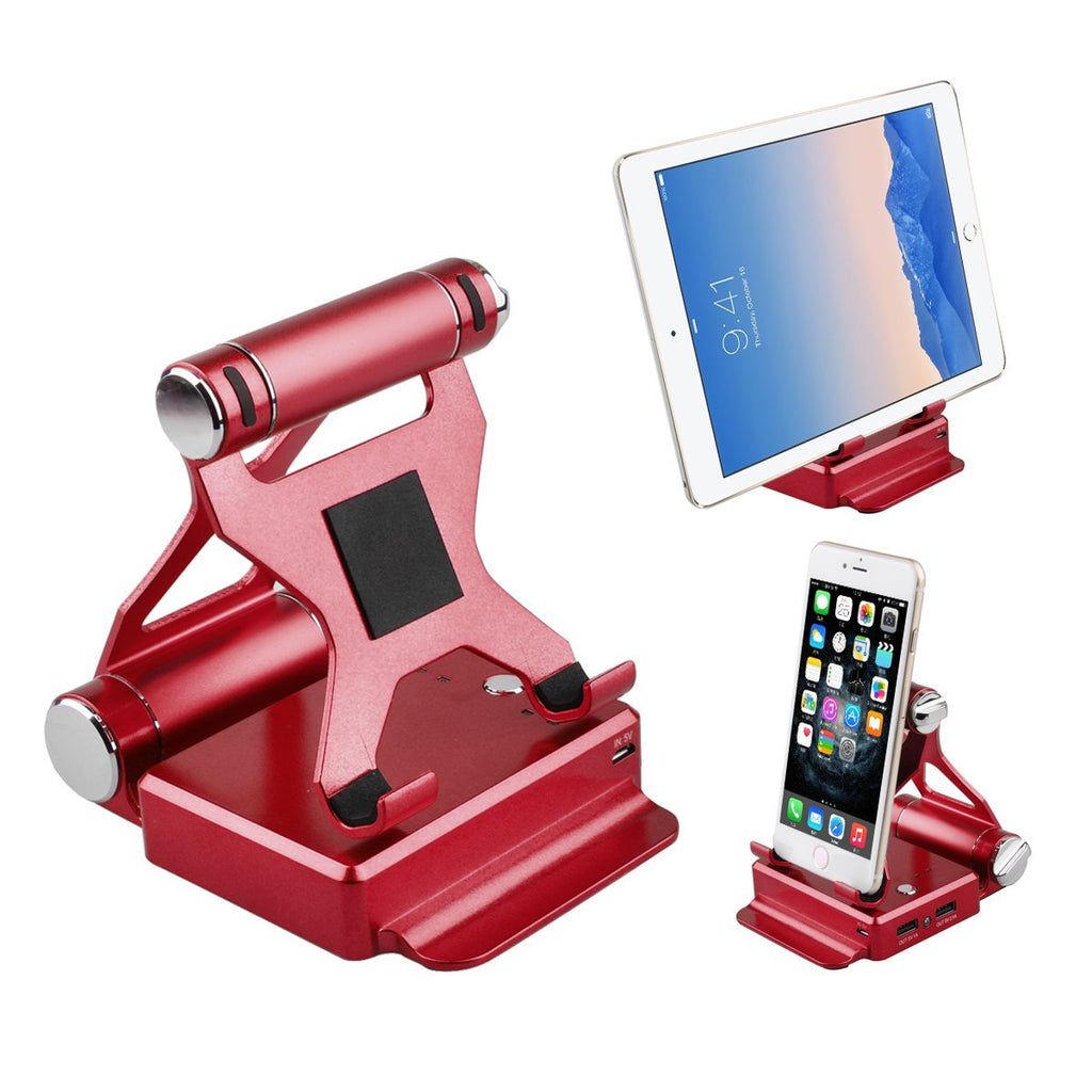 Podium Style Stand with Extended Battery for iPad, iPhone and Smart Gadgets