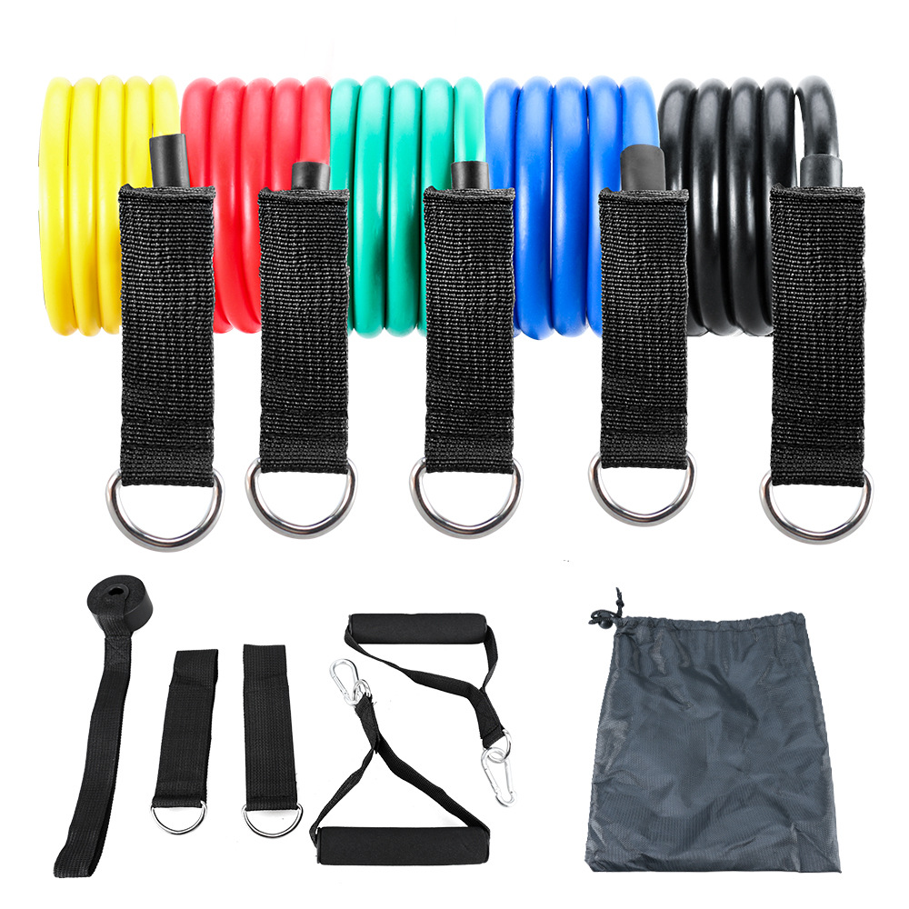 Adjustable Resistance Yoga and Fitness Suspension Rope Set