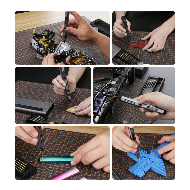Rechargeable Mini Electric Drill Set